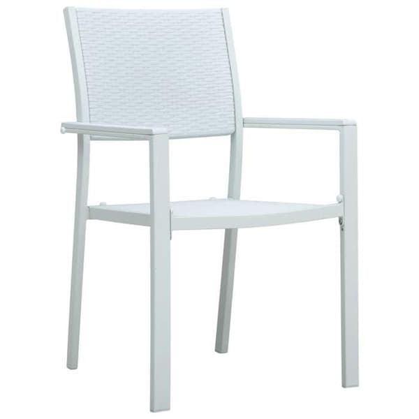 Maison Exclusive - Trädgårdsset 9 delar Vit