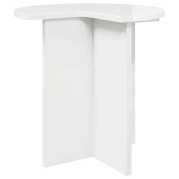 Maison Exclusive - Sidebord 2 dele Hvid glans Ø 39 x 38 cm