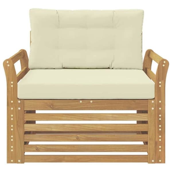 Maison Exclusive - Utomhussoffa Polyester Vit