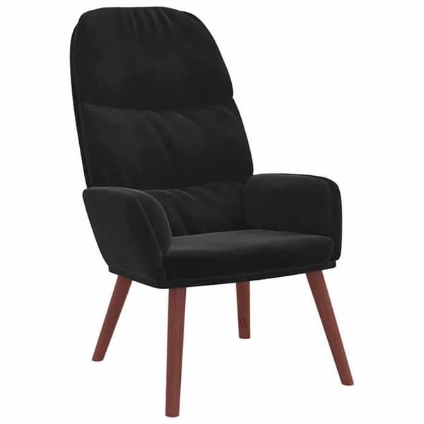 Maison Exclusive - Afslappende stol i sort velour