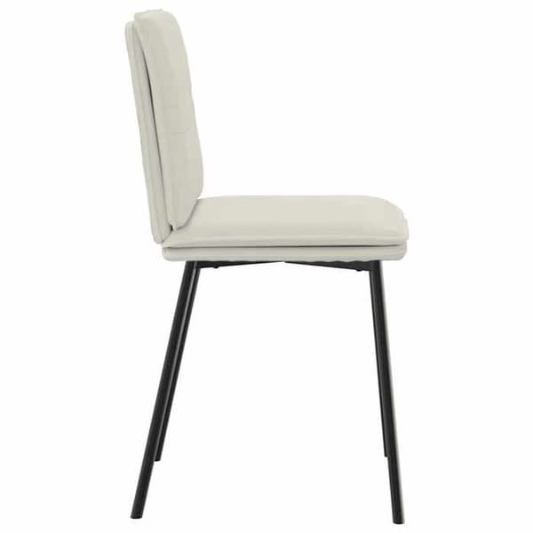 Maison Exclusive - Matstolar set om 2 Creme Sammet