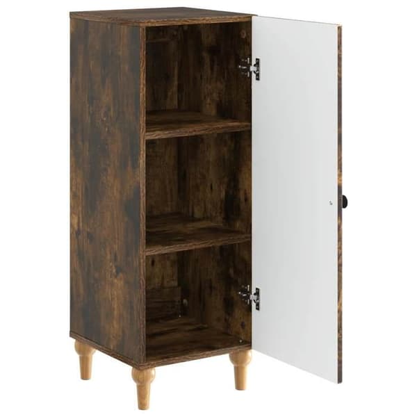 Maison Exclusive - Buffé Ek rökig 33 x 34,5 x 90 cm Ingenjörsträ
