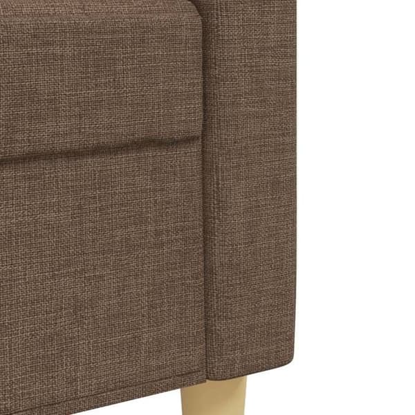 Maison Exclusive - 2-delat soffset i brunt tyg brun