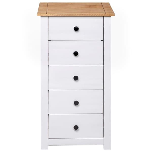 Maison Exclusive - Buffé Vit 46x40x89 cm Pin Gamme Panama Vit