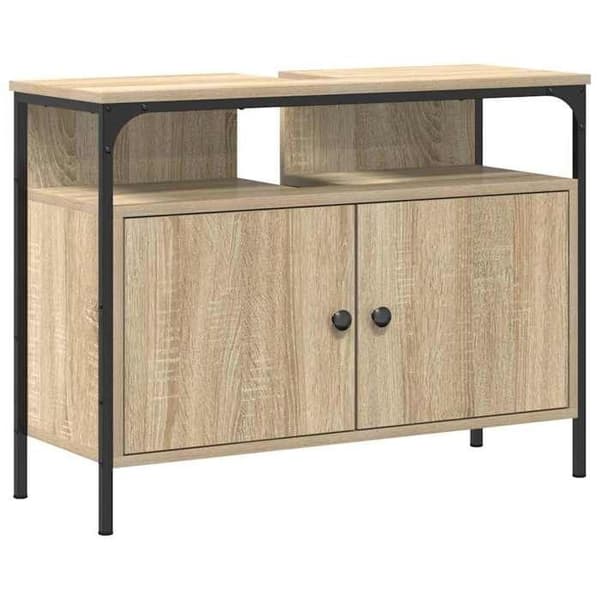 Under vaskmöbel - EXKLUSIV HEM - 80 x 30 x 60 cm - Brun - Ingenjörsträ - Nutida brun