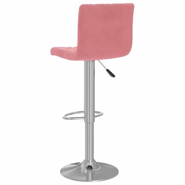 Maison Exclusive - Baarijakkarat 2 kpl vaaleanpunainen sametti Rosa (sammet)