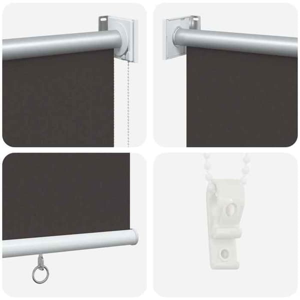 Maison Exclusive - Rullande utomhusbutik UV-skydd Antracit Polyester