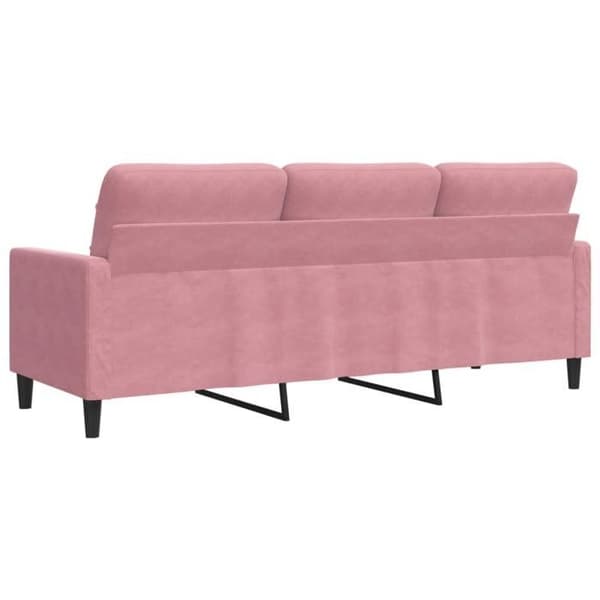 Maison Exclusive - Soffa 3-sits Rosa 180 cm Sammet
