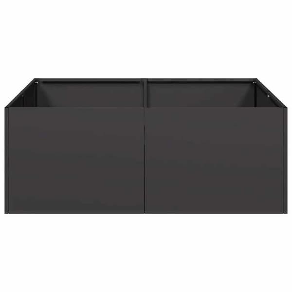 Maison Exclusive - Sort jardinière 80x80x30 cm stål