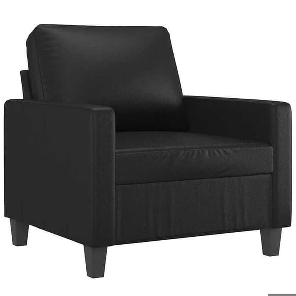 Maison Exclusive - Sort Stol 60 cm Simililæder