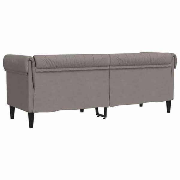 Maison Exclusive - Chesterfield sofa 3 pladser taupe stof