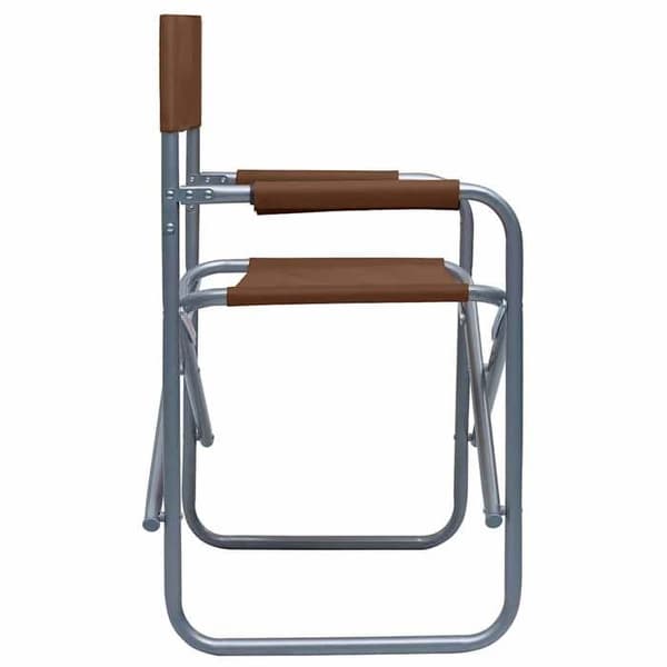 Maison Exclusive - Regissörsstolar set om 2 Stål Brun