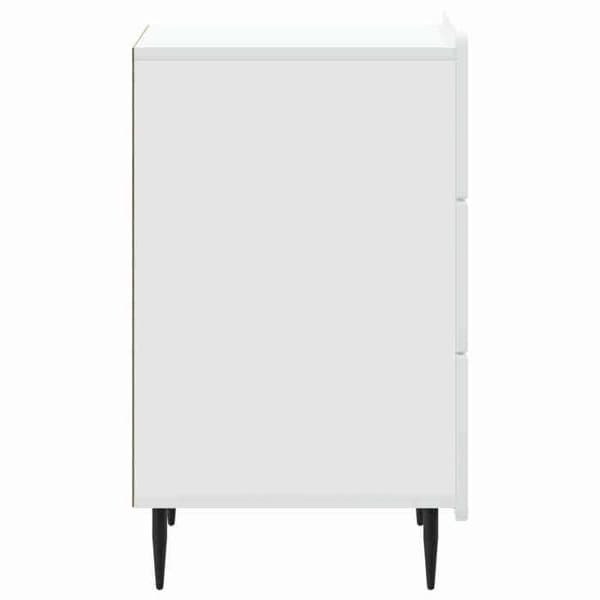 Maison Exclusive - Sängbord Vit 43 x 41 x 68 cm Ingenjörsträ