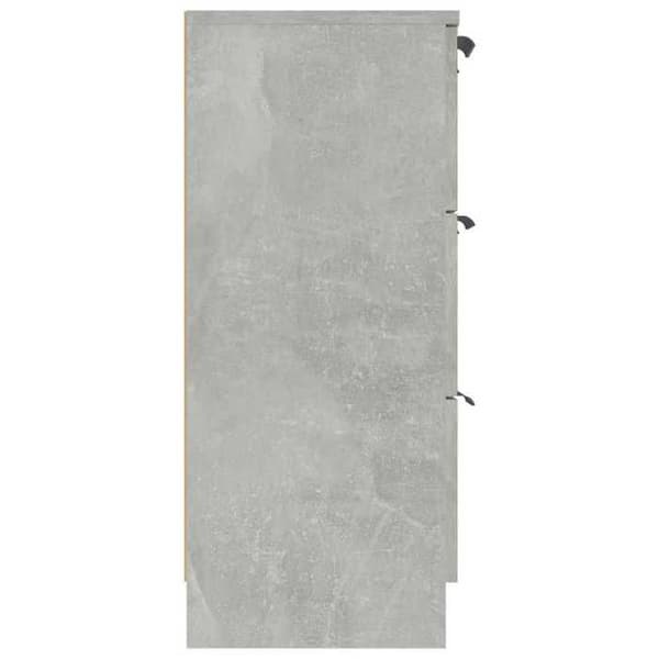 Maison Exclusive - Buffé Grå betong 60x30x70 cm Ingenjörsträ
