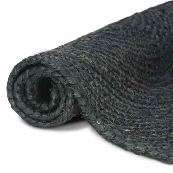 Maison Exclusive - Tummanharmaa pinta-matto 60 x 110 cm Jute