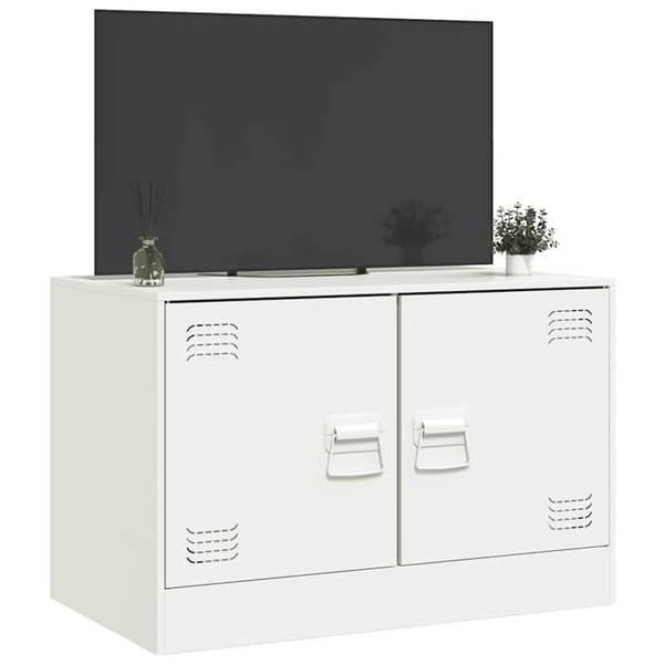 Maison Exclusive - Hvid TV-møbel 67x39x44 cm stål