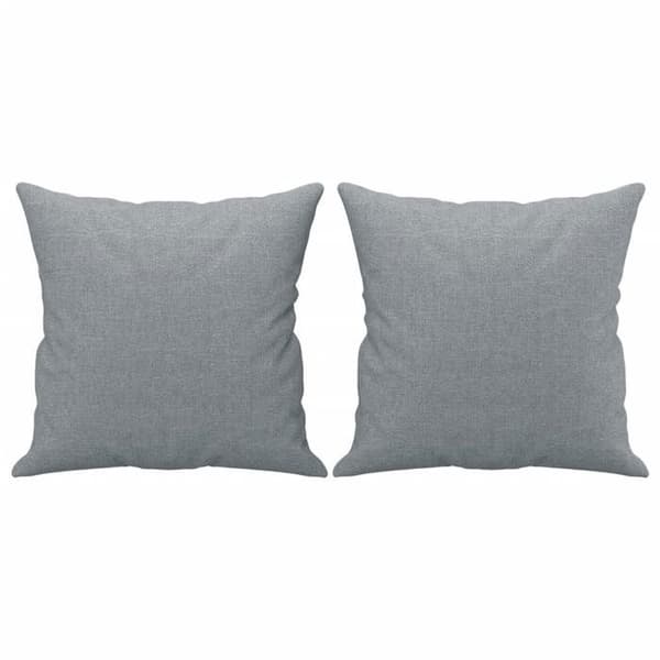 Maison Exclusive - Sæt af 2 sofaer med lysegrå puder i stof