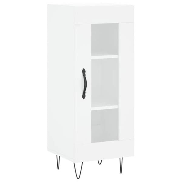 Maison Exclusive - Buffé hög Vit 34,5x34x180 cm Ingenjörsträ