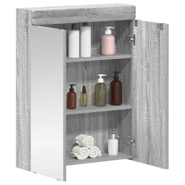 Maison Exclusive - TULUM Sonoma harmaa peilikaappi Gris Sonoma