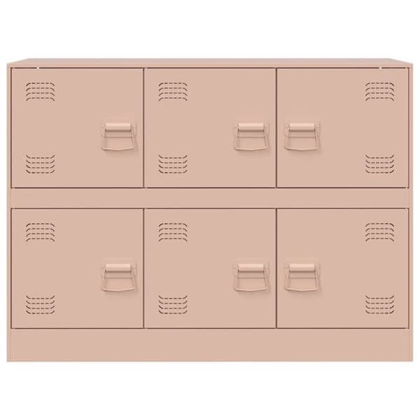 Maison Exclusive - Buffet rosa 99x39x73 cm stål
