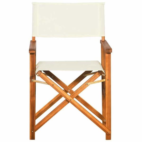 Maison Exclusive - Regissörsstolar set om 2 i massiv akaciaträ