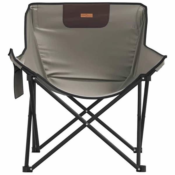 Maison Exclusive - Campingstol med vikbar ficka, 2-pack, grå grå