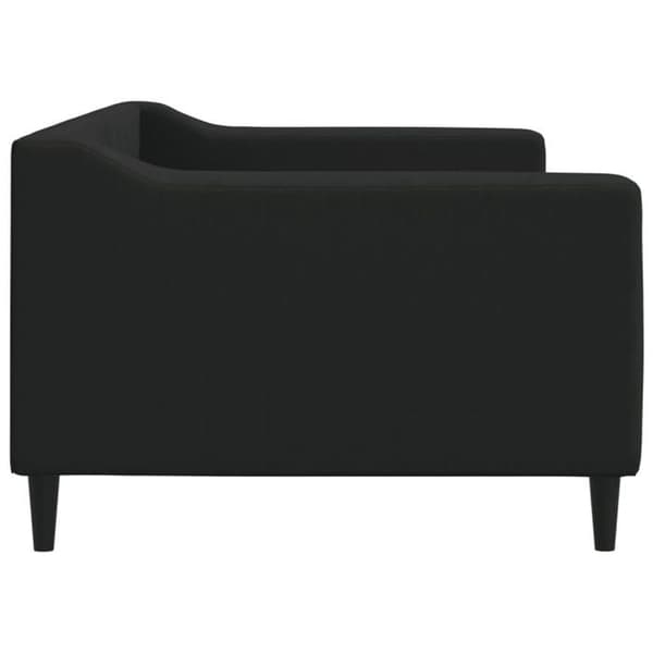 Maison Exclusive - Sengebund uden madras sort 90x200 cm stof