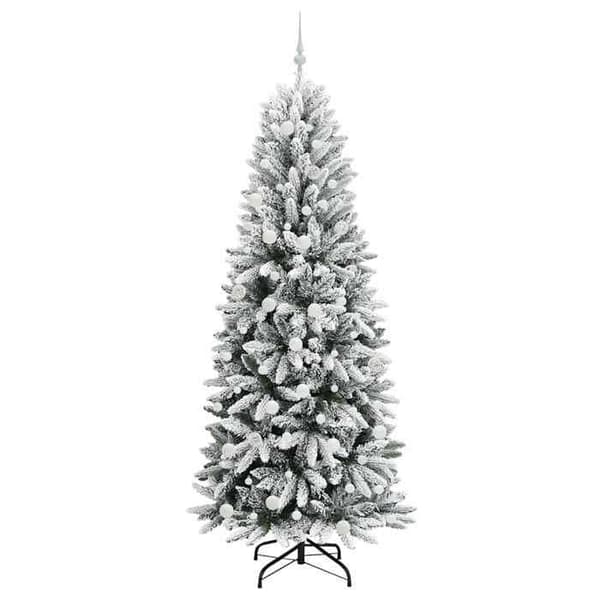 Maison Exclusive - Konstgjord Julgran Vit 210 cm