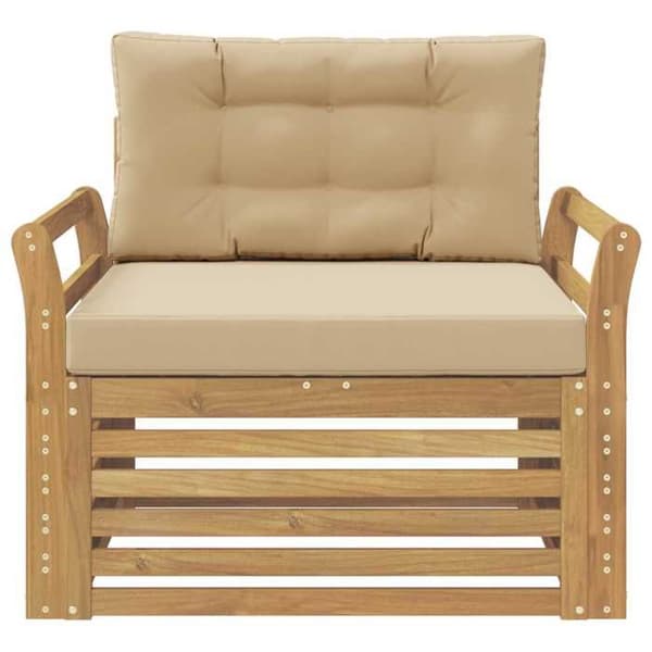 Maison Exclusive - Utomhussoffa Polyester Vit