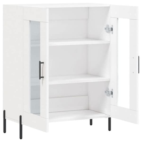 Maison Exclusive - Hvidt buffet 69,5x34x90 cm ingeniørtræ Vit