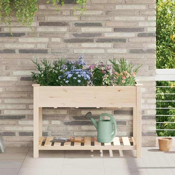 Maison Exclusive - Beige puutarhakori 115 x 59 x 76,5 cm