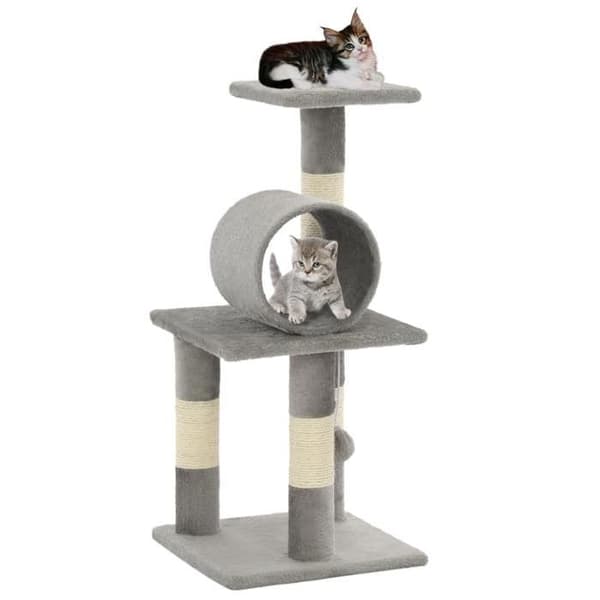 Maison Exclusive - Kattekradse med sisal kløer 65 cm Grå Grå