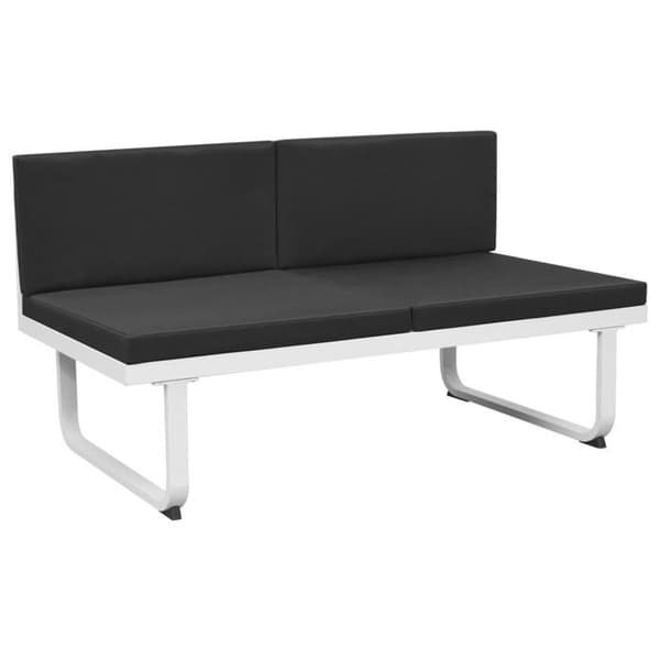 Maison Exclusive - Havegruppe 5 stk Textilène Aluminium Sort