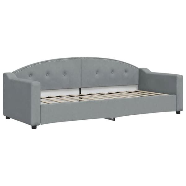 Maison Exclusive - Sovesofa med udtræk uden madras lys grå 80x200 cm