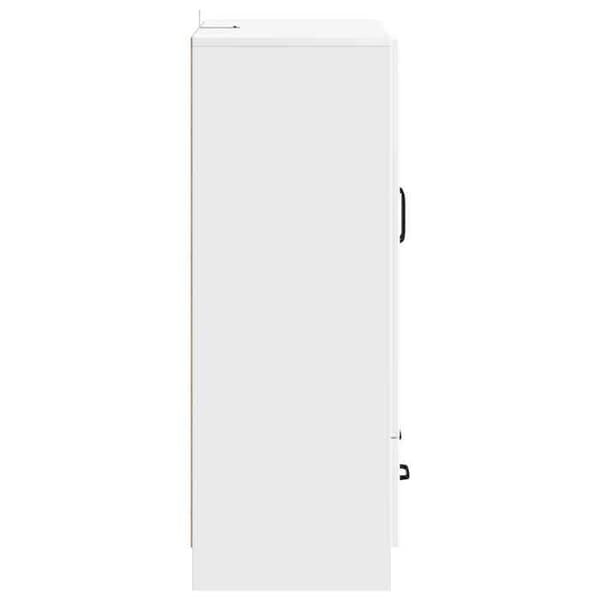 Maison Exclusive - Buffé Vit 66 x 34,5 x 92 cm Ingenjörsträ