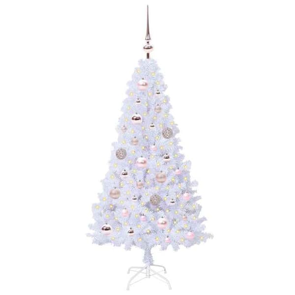 Tekokuusi - EXCLUSIVE KOTI - 120 cm - PVC & teräs - LED USB - 8 tilaa Vit