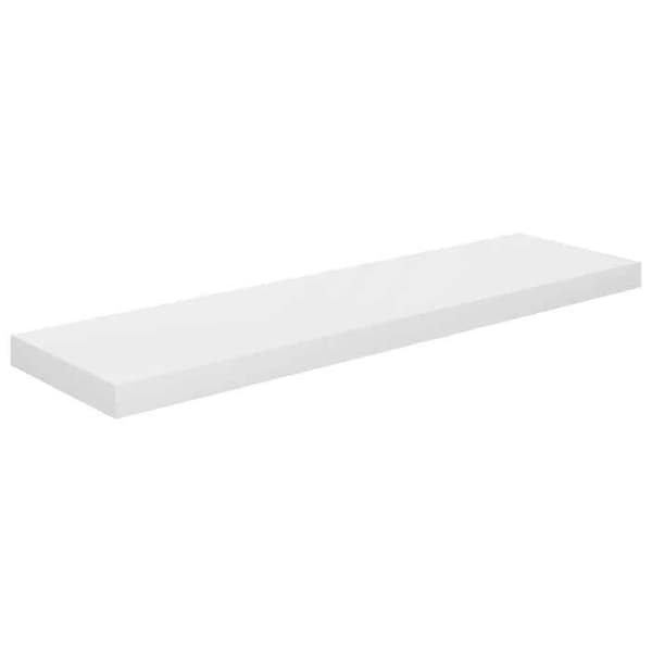 Maison Exclusive - Flytande vägghylla Vit glans 90x23,5x3,8 cm MDF