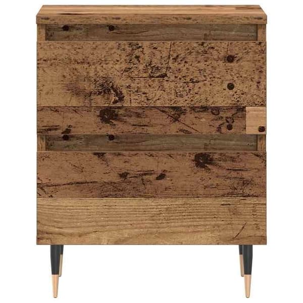 Maison Exclusive - Yöpöytä 2 kpl Vanha puu 40 x 35 x 50 cm