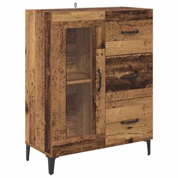 Väggmonterad hög möbel - EXKLUSIV HEM - Modell ej specificerad - Ingenjörsträ - Väggmontering - Modern design Monokrom palett