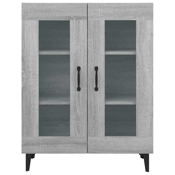 Maison Exclusive - Buffé Sonoma Grå 69,5x34x90 cm Ingenjörsträ