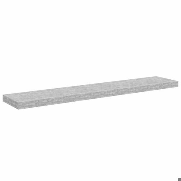 Maison Exclusive - 4 kpl kelluvia seinähyllyjä betoni harmaa 120x23,5x3,8cm MDF