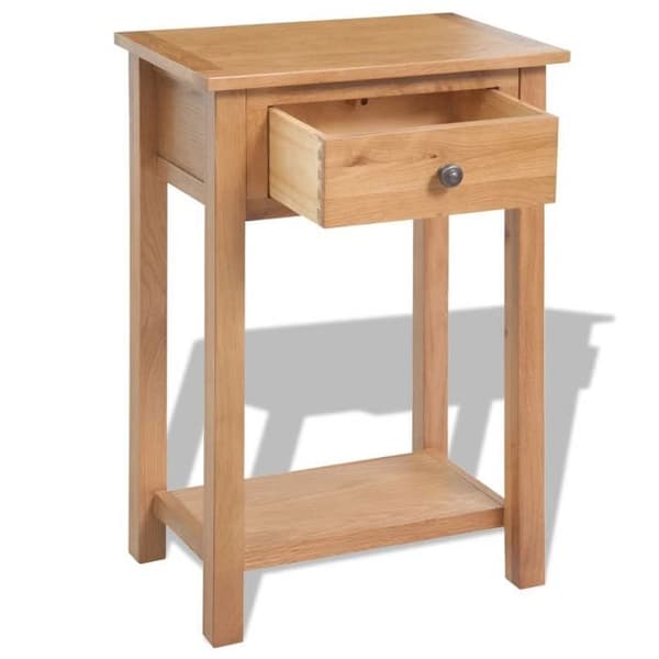 Maison Exclusive - Konsolbord 50 x 32 x 75 cm Massiv egetræ