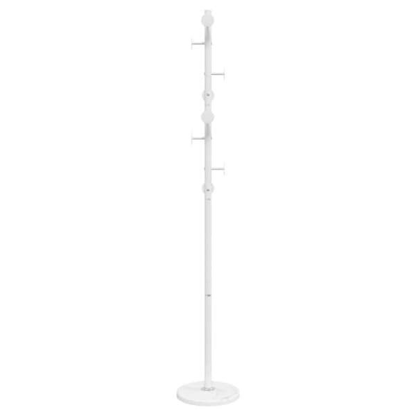 Maison Exclusive - Klädhängare vit 176 cm pulverlackerad järn Vit