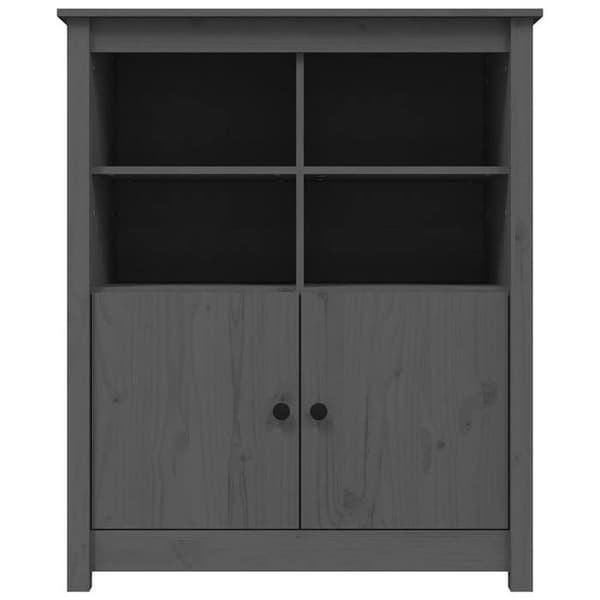 Buffet - EKSKLUSIVT HUS - Minimalistisk - Massivt fyrretræ - Grå - 6 rum Grå