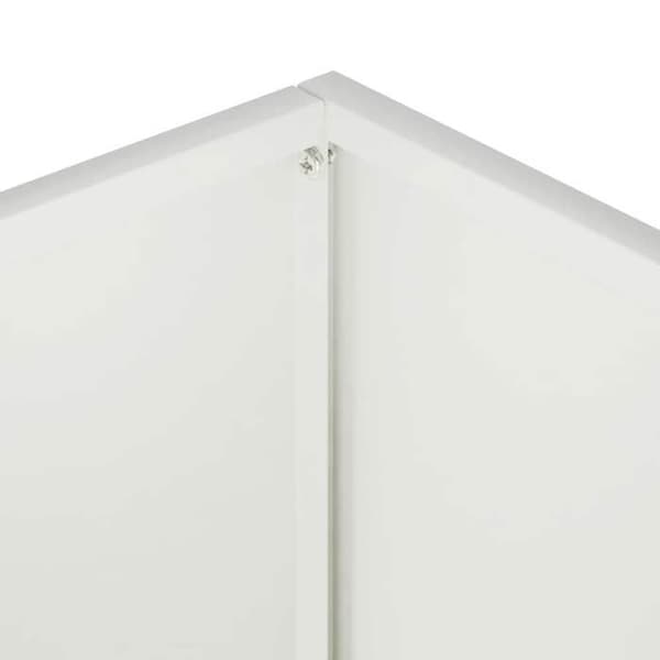 Maison Exclusive - Trädgårdskrukor 2 st Vit 20 x 20 x 20 cm