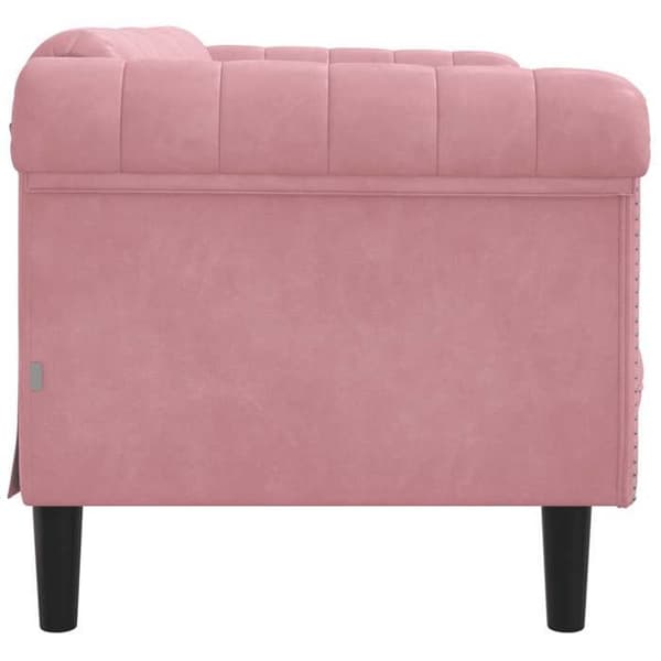 Maison Exclusive - Soffa för 2 personer i rosa sammet Ros