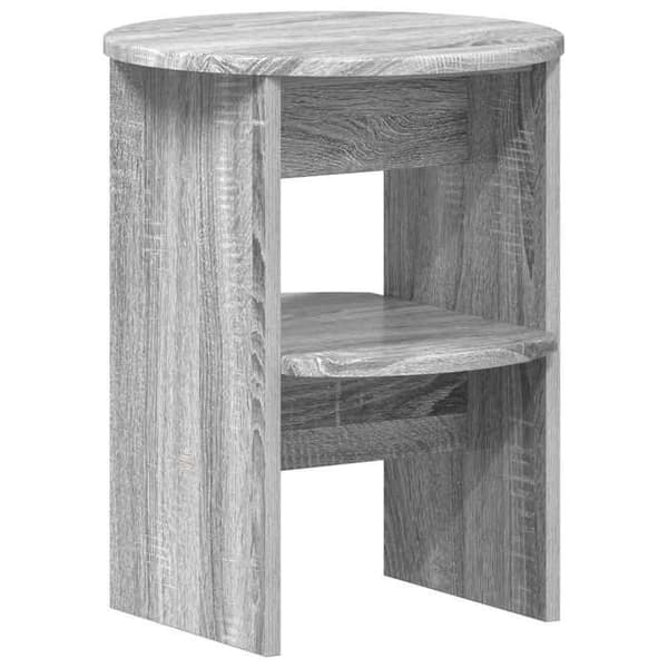 Maison Exclusive - Lisäkaluste 2 kpl Harmaa Sonoma Ø40 x 50 cm Insinööripuu