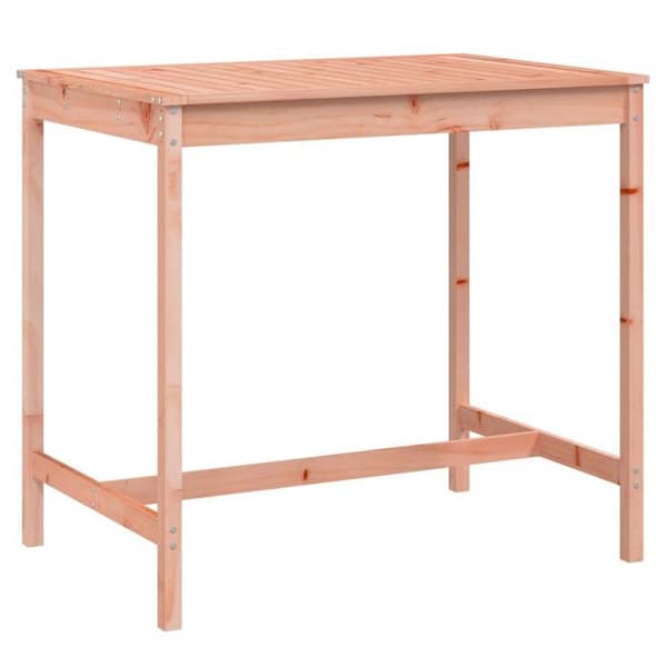 Trädgårdsbord - EXKLUSIV HEM - 121 x 82,5 x 110 cm - Massivt douglasträ - Rektangulär - För utomhusbruk