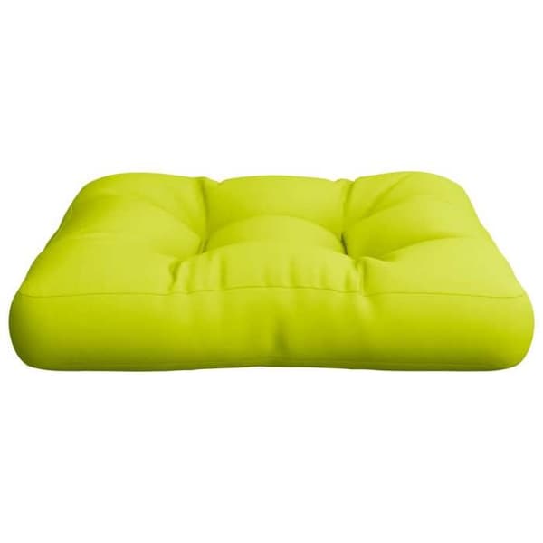 Maison Exclusive - Palettkudde grön glänsande 60x60x12 cm tyg