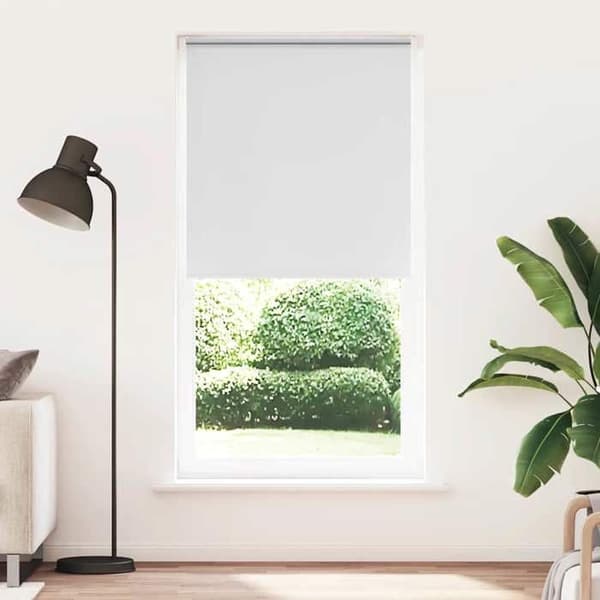 Maison Exclusive - Rullgardin med mörkläggande tygbredd 85,7 cm polyester